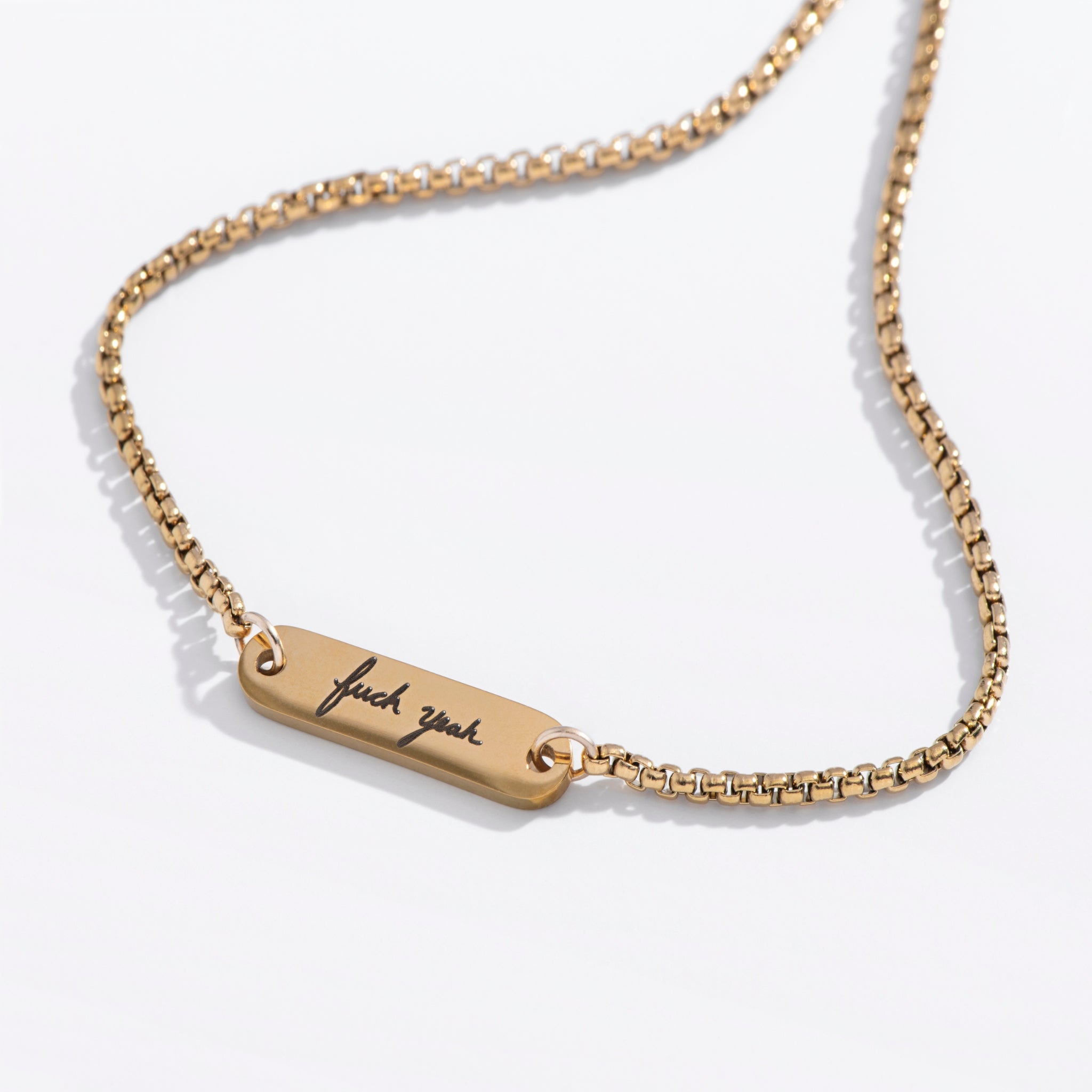 Fuck Yeah Engraved Bracelet | Jessie Diggins Collaboration