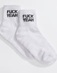 Fuck Yeah Quarter Crew Socks
