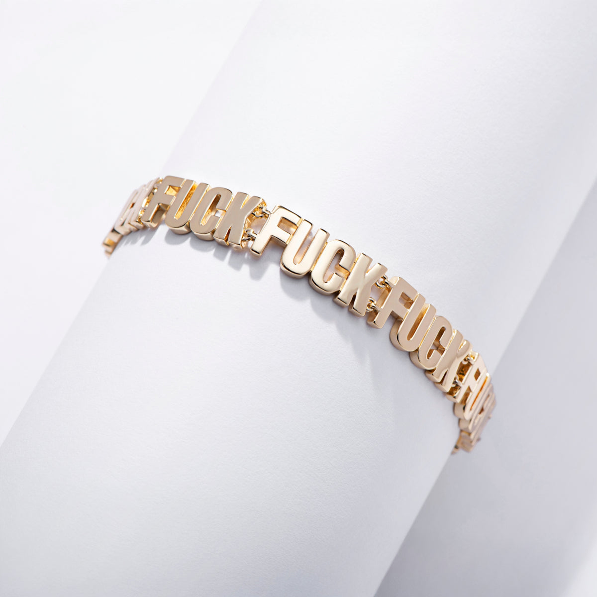 アクセサリー FUCKMYLIFE DRIP BRACELET 5inches Fuck_Fuck_Fuck_Chain_Bracelet_