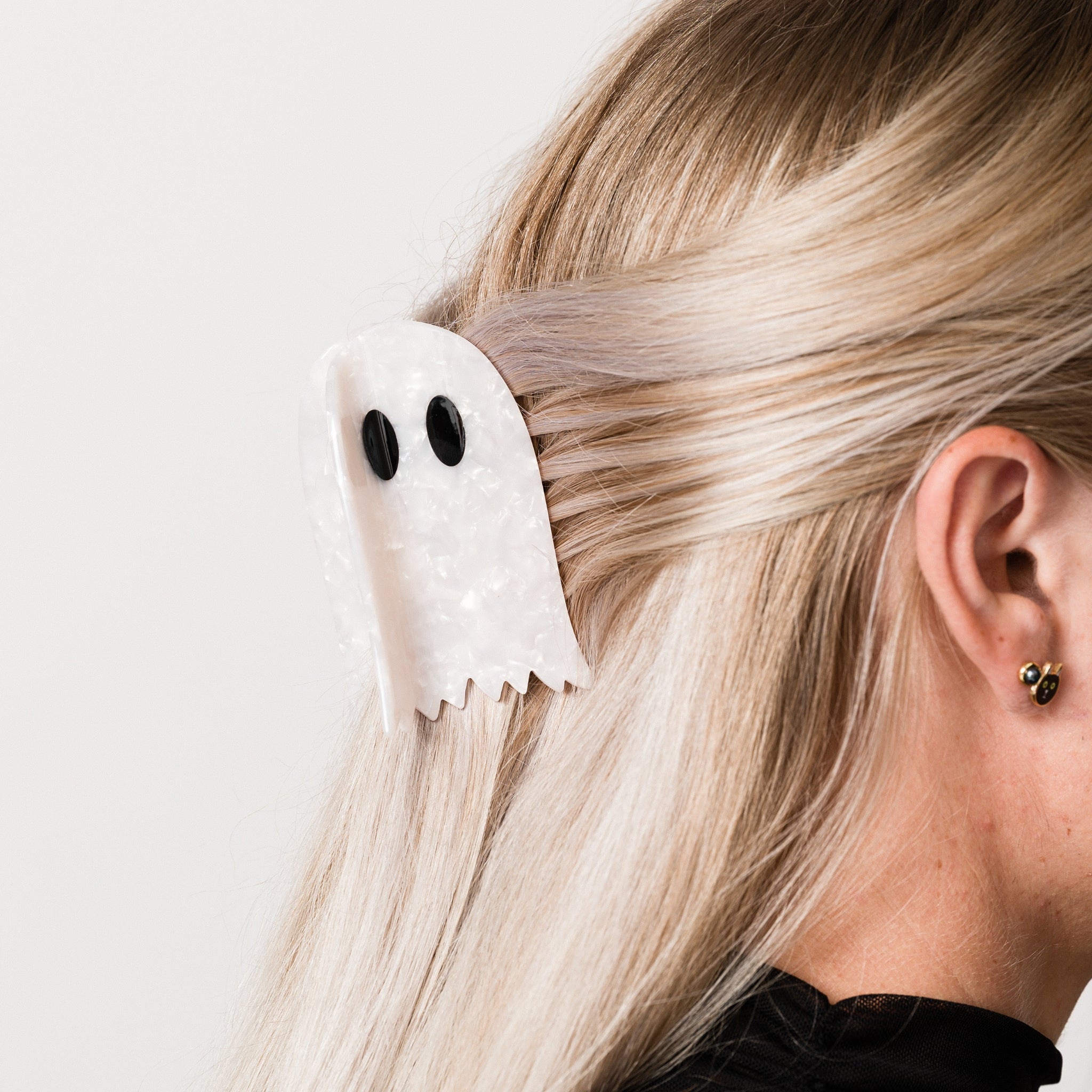 Ghost Hair Claw | Cellulose Acetate Hair Clip | Larissa Loden