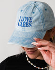 I Love Carbs Baseball Hat