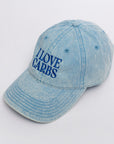 I Love Carbs Baseball Hat