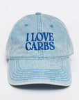 I Love Carbs Baseball Hat