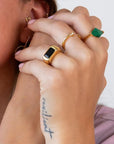 Chunky Bezel Ring