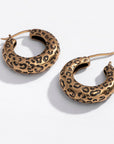 Leopard Hoops
