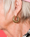 Leopard Hoops