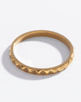 Pyramid Spike Ring