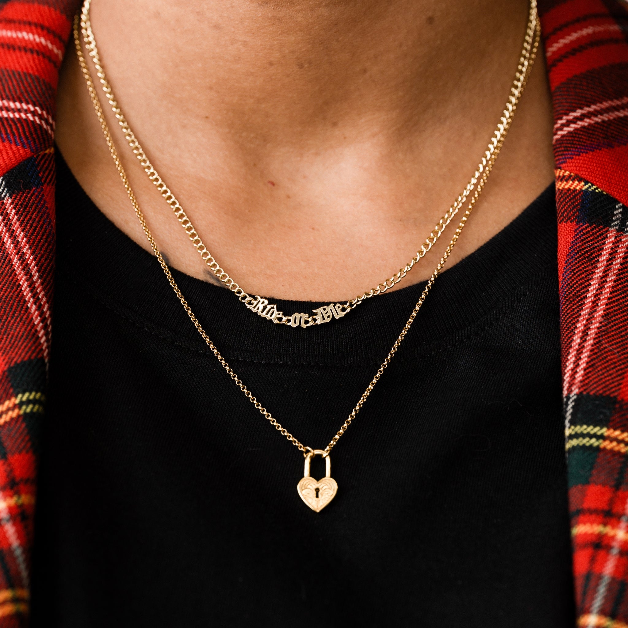 Ride or Die Chain Necklace | Edgy Layering Chain | Larissa Loden