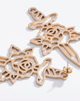 Rose Dagger Earrings