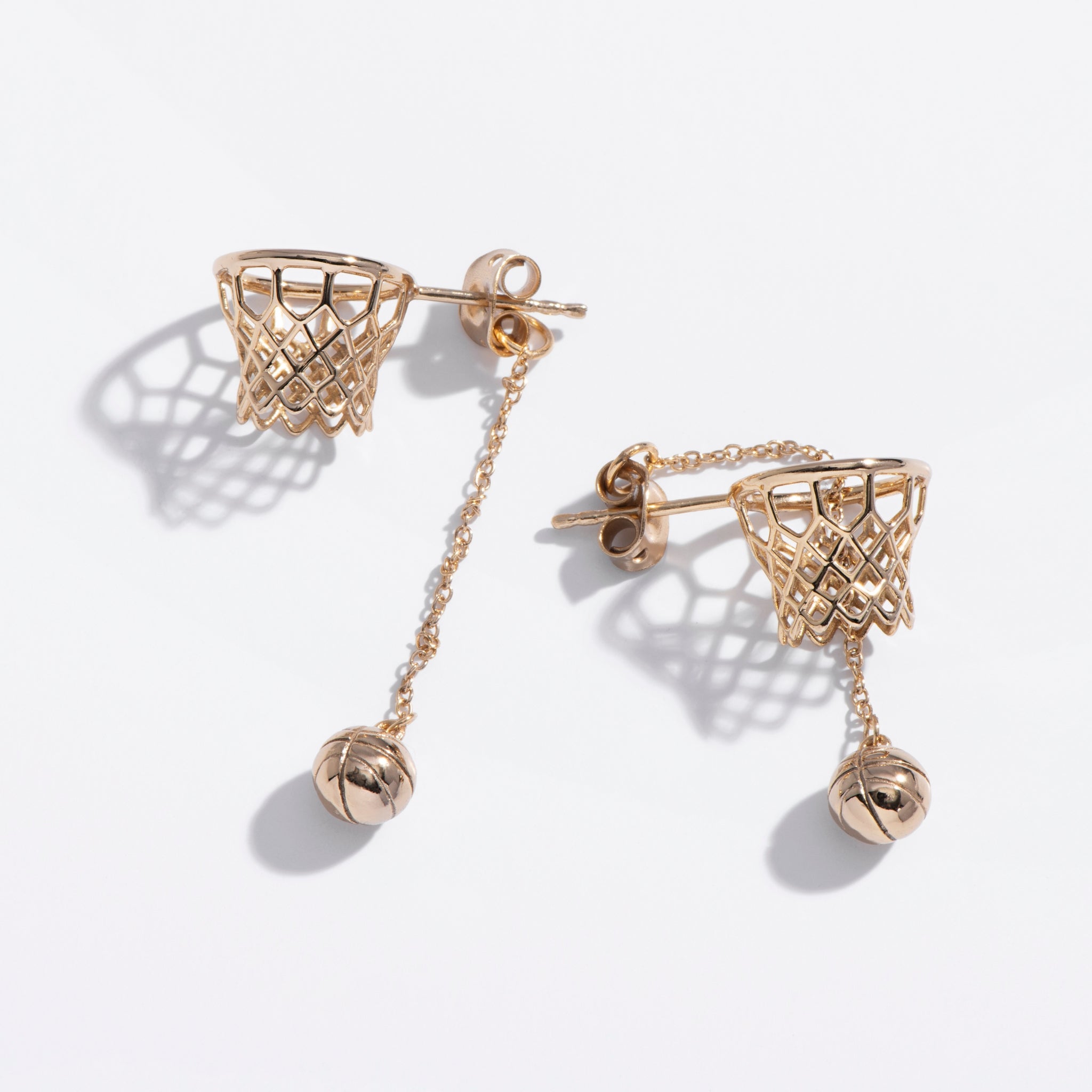 Slam Dunk Earrings | Statement Basketball Drop Earrings | Larissa