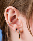 Spike CZ Flat Back Studs