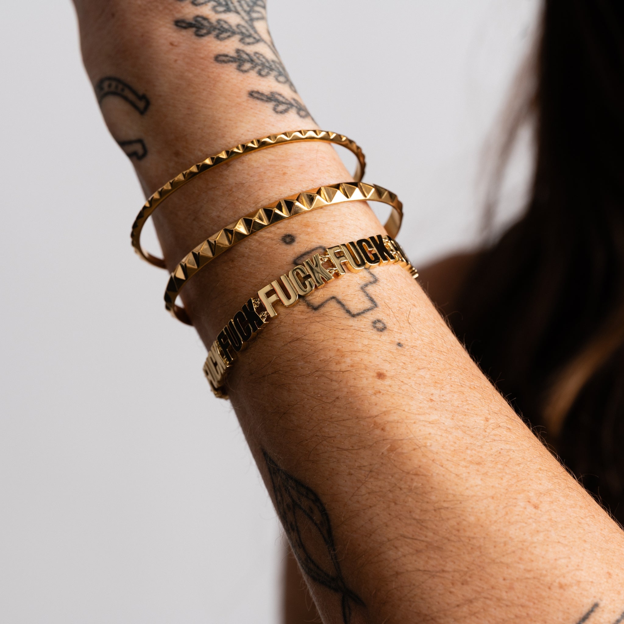 Spike Cuff Bracelet | Edgy Stacking Cuffs | Larissa Loden