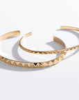 Pyramid Spike Cuff Bracelet