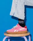 Spooky Bitch Quarter Crew Socks