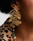 Tiger Earrings