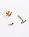 Tiny Squiggle Studs