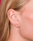 Tiny Squiggle Studs