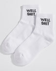 Well Shit Quarter Crew Socks