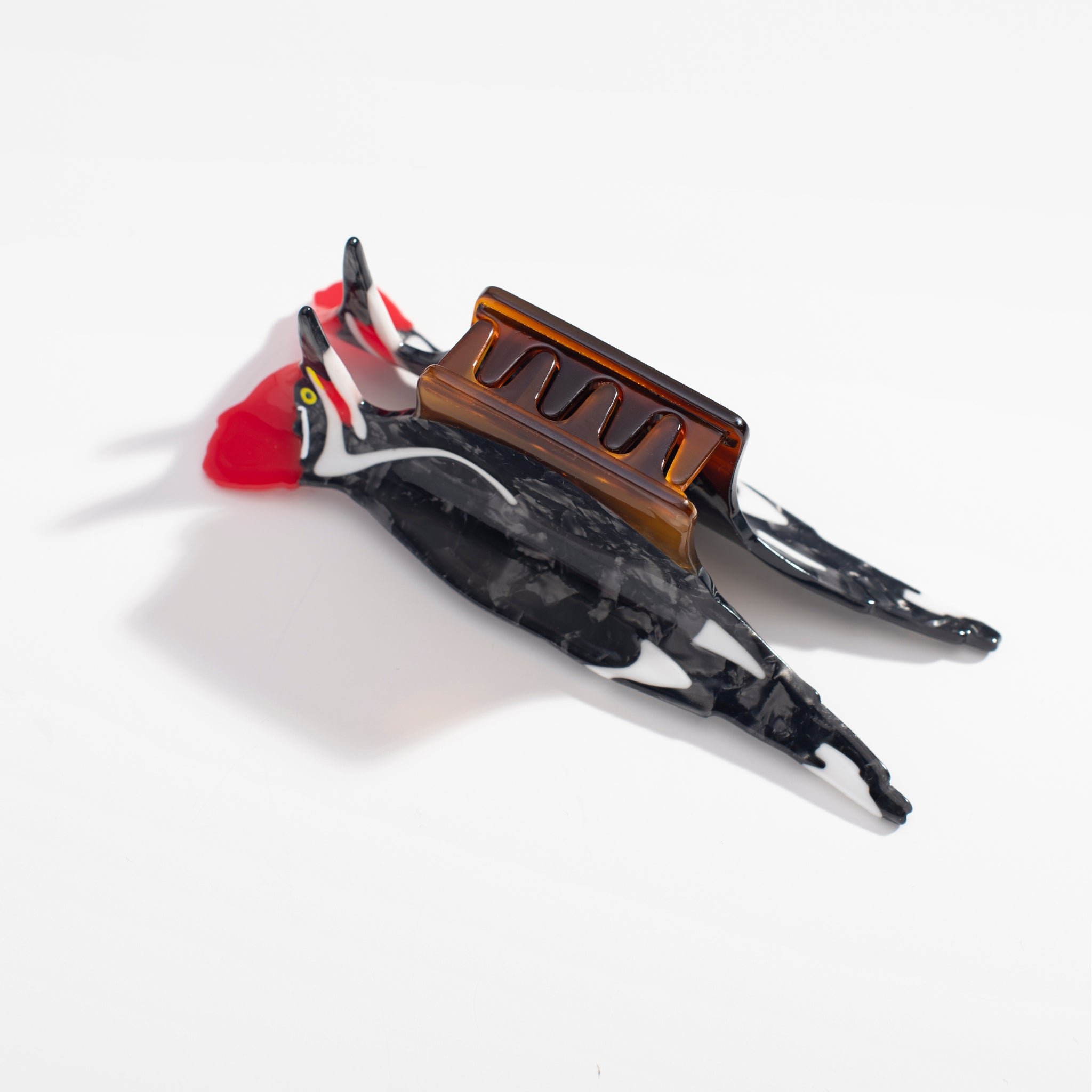 Woodpecker Hair Claw | Eco-Friendly Acetate Hair Clip | Larissa Loden