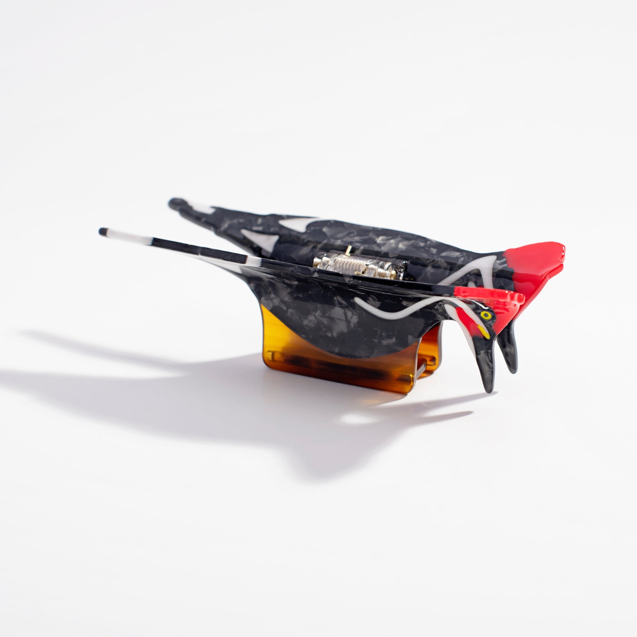 Woodpecker Hair Claw | Eco-Friendly Acetate Hair Clip | Larissa Loden