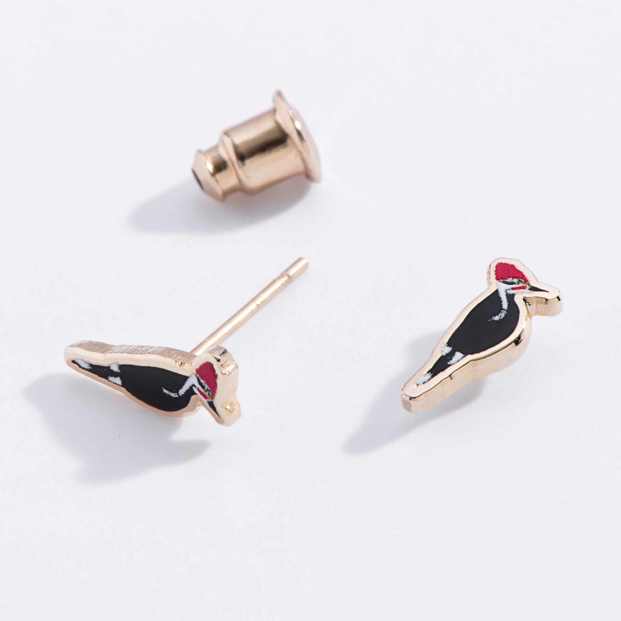 Woodpecker Studs | Earrings for Bird-lovers | Larissa Loden