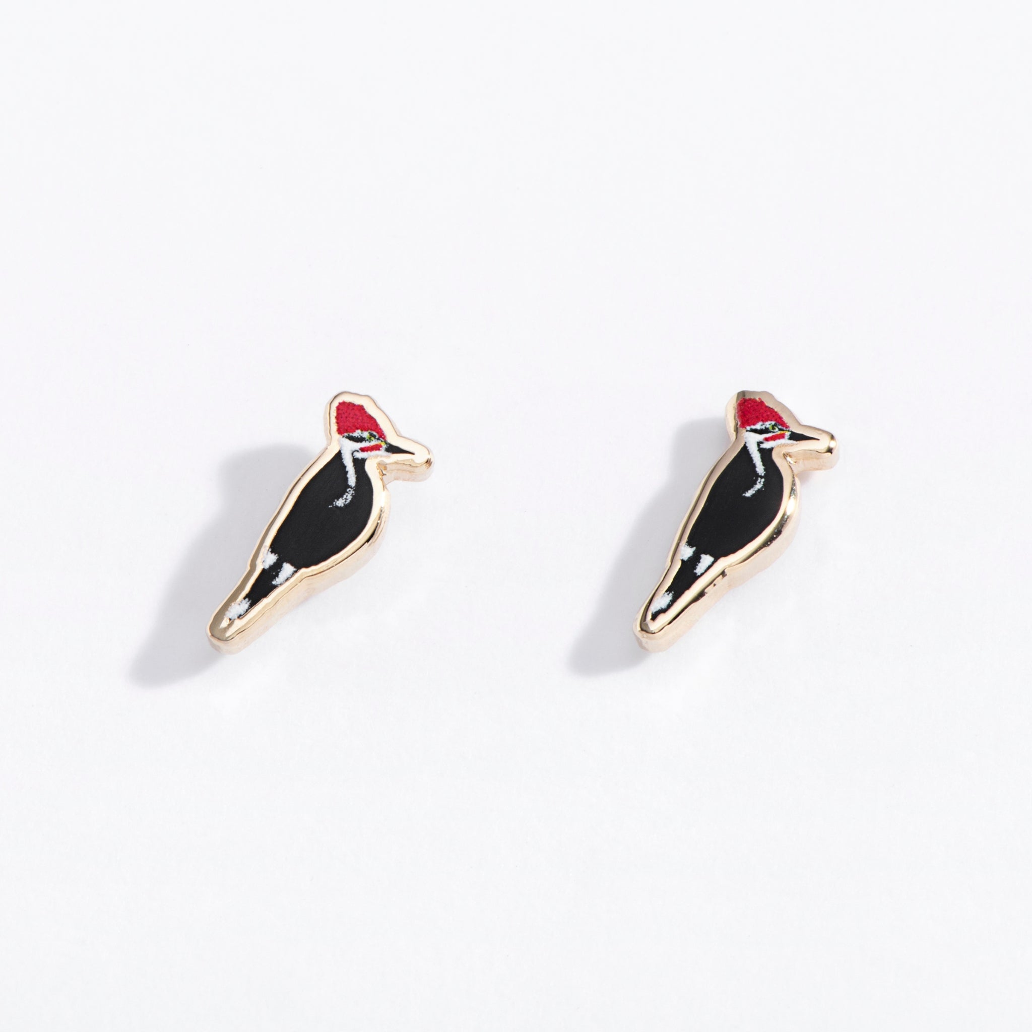 Woodpecker Studs | Earrings for Bird-lovers | Larissa Loden