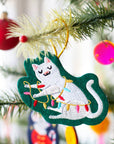 Tangled Cat Ornament