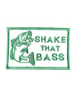 Shake That Bass Embroidered Patch