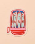 Sardines Vinyl Sticker