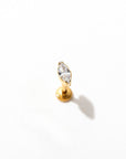 Marquise Flat Back Studs