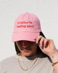 I'd Rather Be Reading Smut Baseball Hat