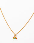 Rainbow Charm Necklace