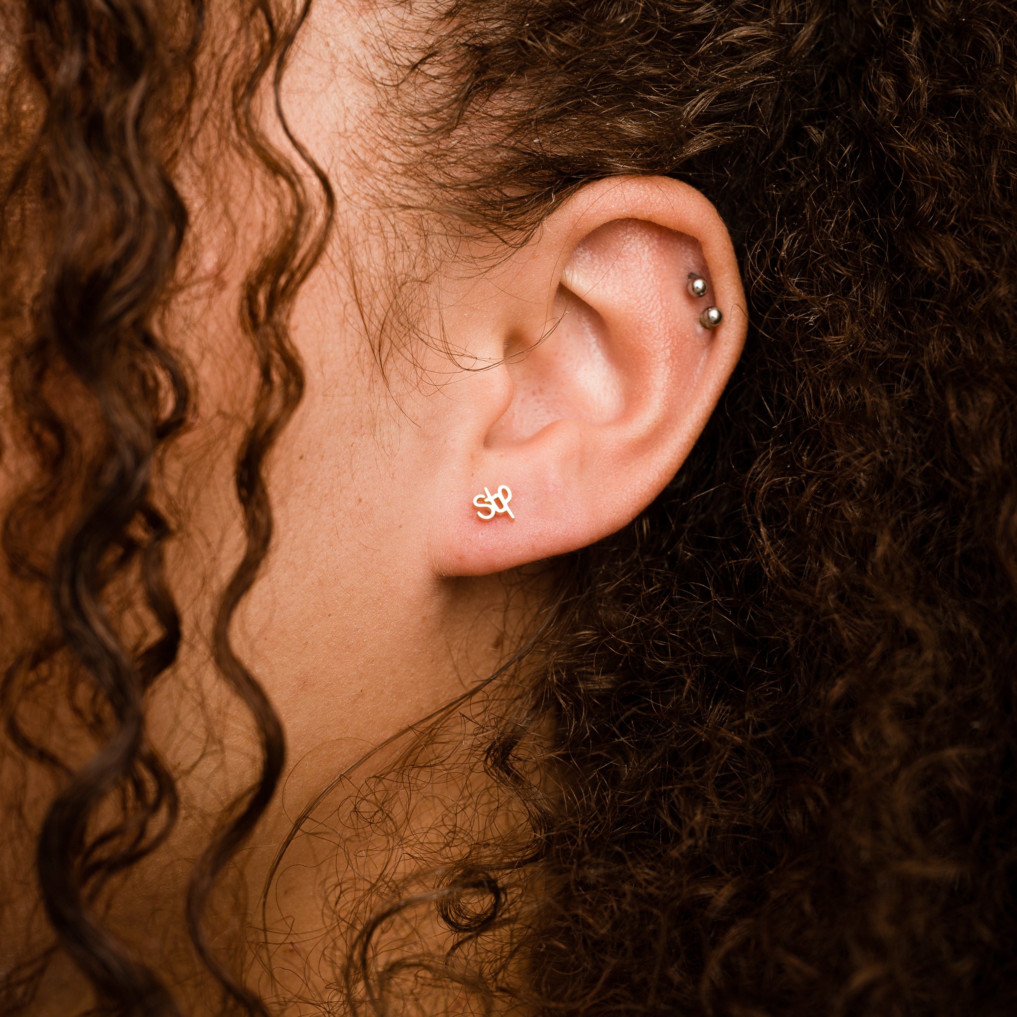 Little Butterfly Stud Earrings | Gold Plated Butterfly Hypoallergenic Post Earrings | Larissa Loden
