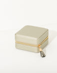 Leah Travel Jewelry Box in Gold by Brouk & Co