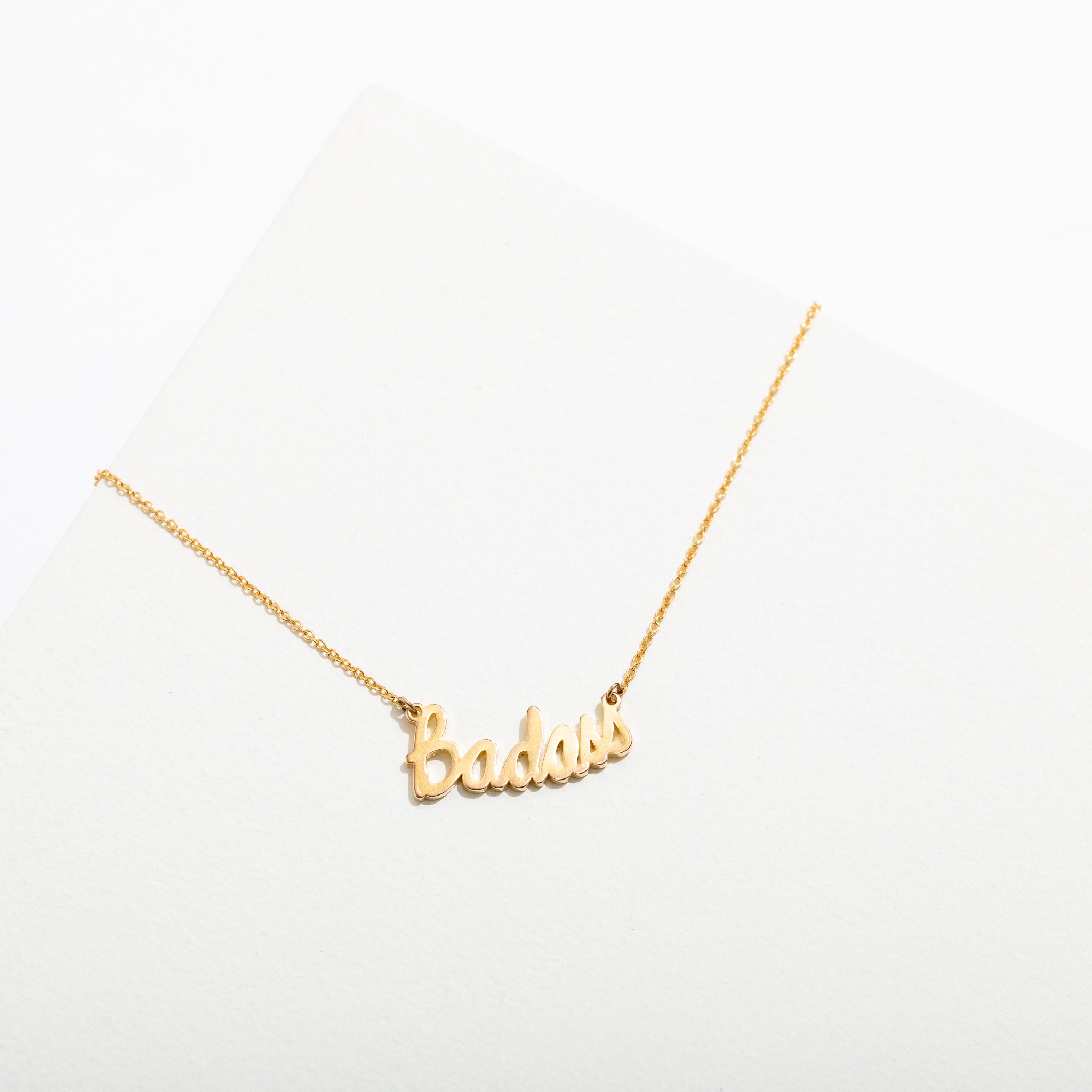 Tiny Gold Cursive Mrs ..gold Script Necklacelove Necklace 
