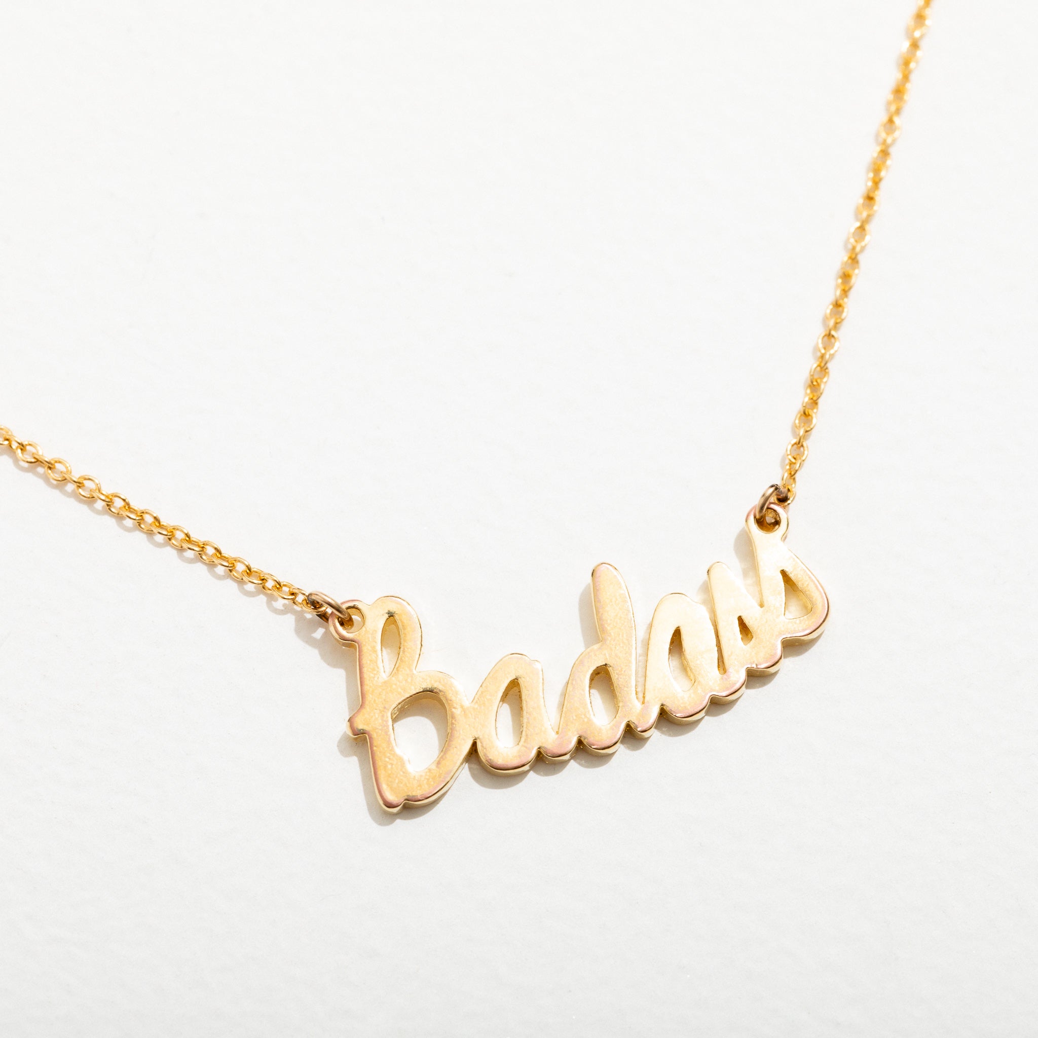 Tiny Gold Cursive Mrs ..gold Script Necklacelove Necklace 