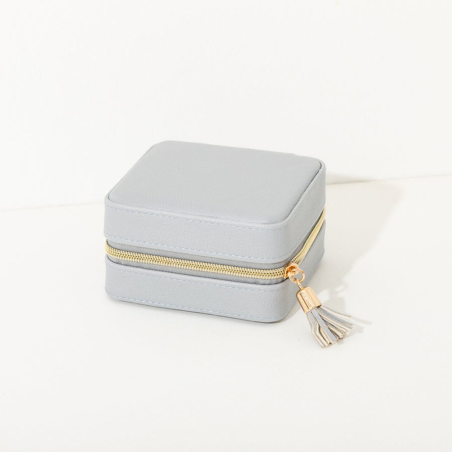 Travel Jewelry Box in Grey