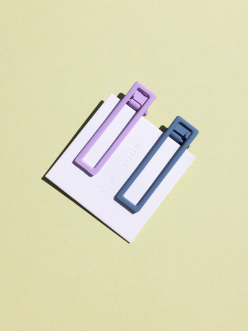 Lu Lu Hair Clips in Lilac and Blue by Nat + Noor