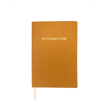 Big Fucking Plans Dotted Journal in Goldenrod by Golden Gems
