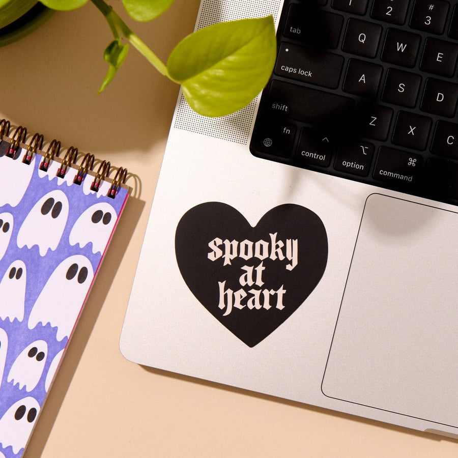Spooky At Heart Vinyl Sticker
