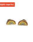 Slightly Imperfect Rainbow Studs