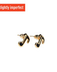 Slightly Imperfect Music Note Studs