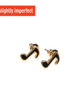Slightly Imperfect Music Note Studs