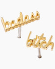 Badass Bitch Script Studs