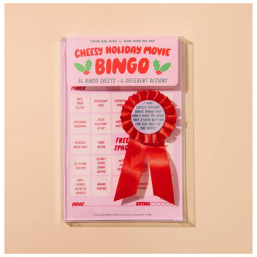 Cheesy Holiday Movie Bingo