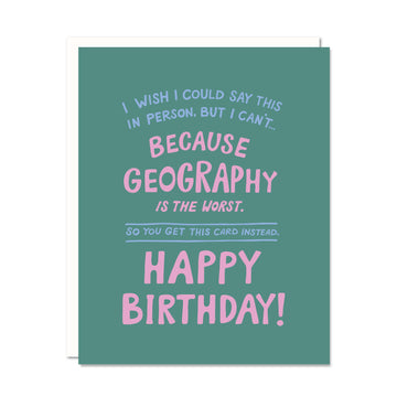 Long Distance Birthday Card