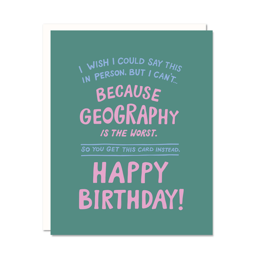 Long Distance Birthday Card