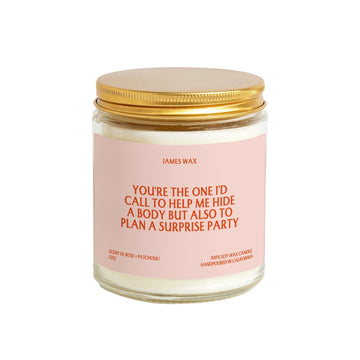 Cheeky Glass Jar Candle