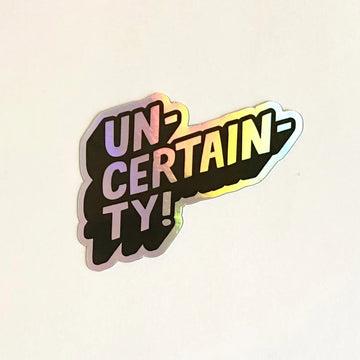 Uncertainty Sticker