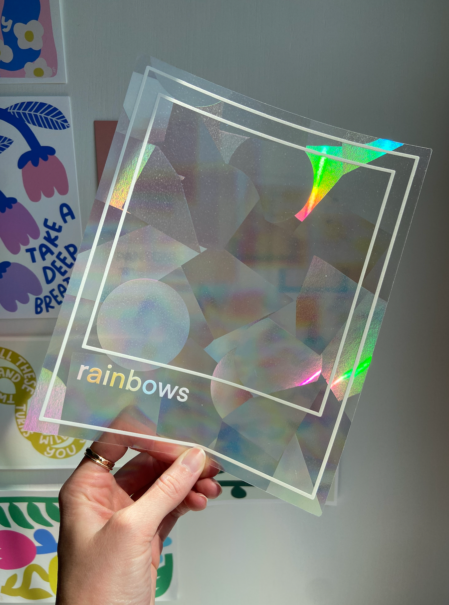 Rainbow Suncatcher Sticker